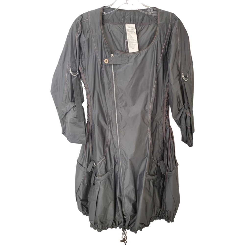 MARITHE FRANCOIS GIRBAUD WOMEN'S GREY DRESS! SIZE SMALL. HIGH STYLE & UNIQUE!!